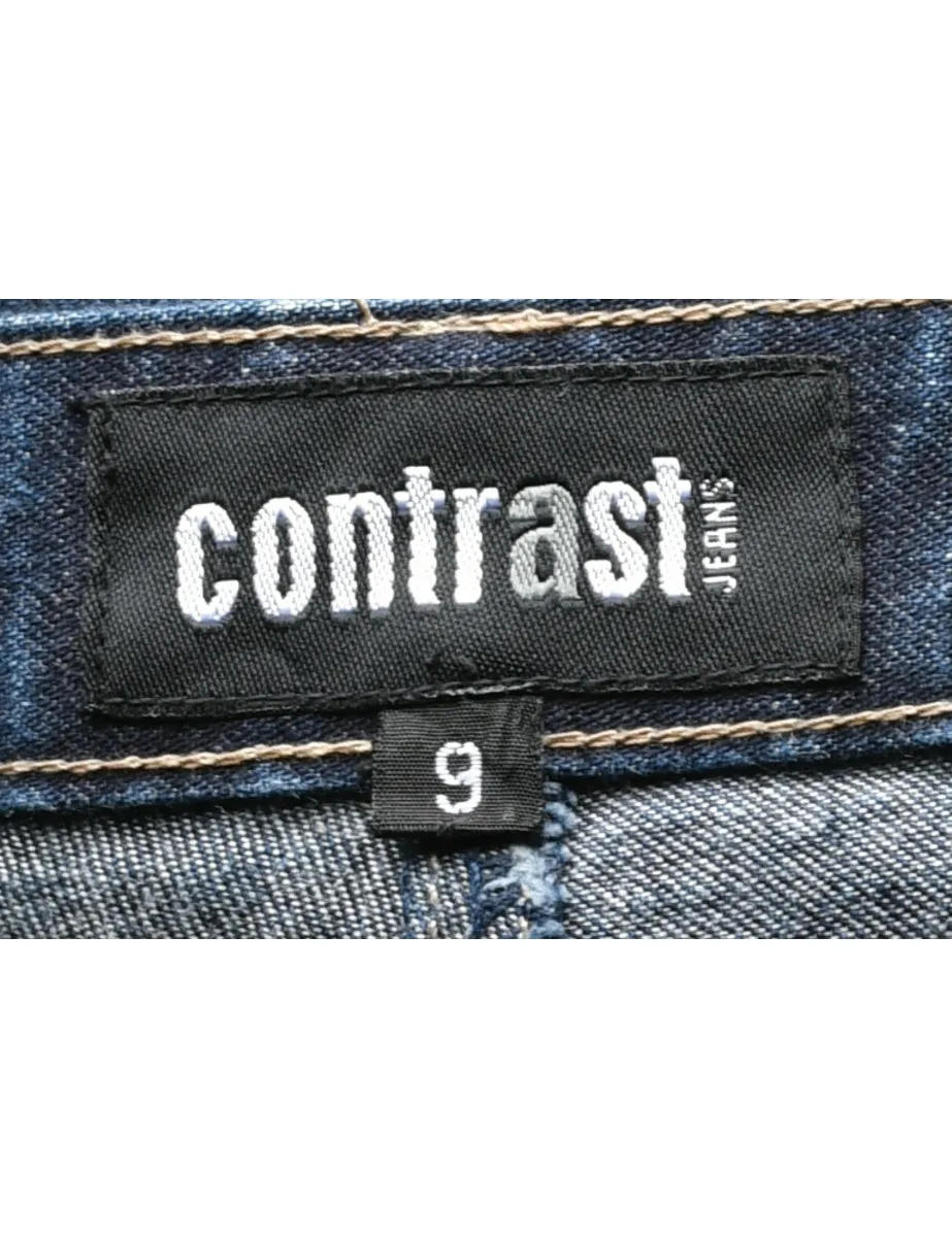 1990s Dark Wash Denim Skirt - M