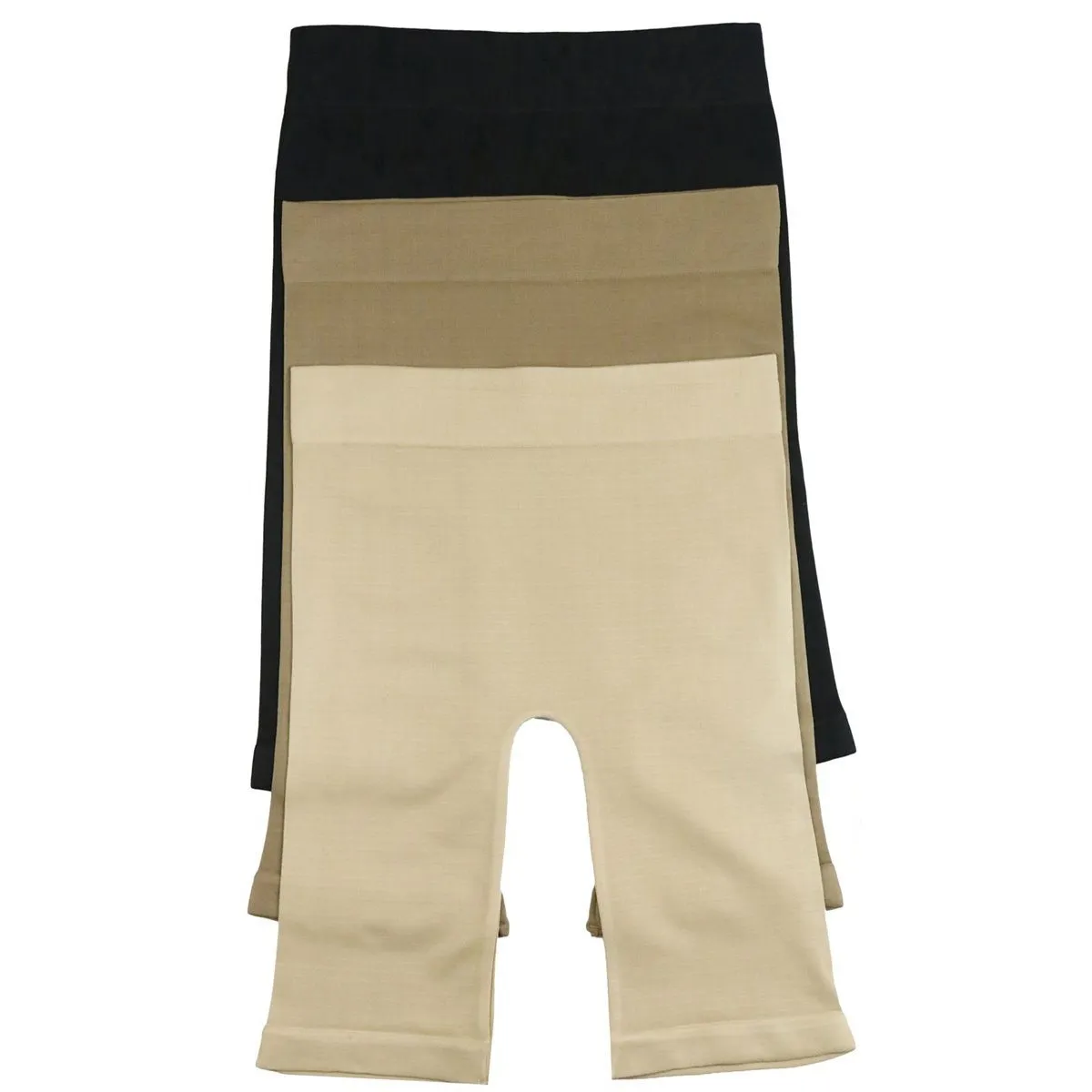3-Pack: Women's Layering Seamless Microfiber Shorts