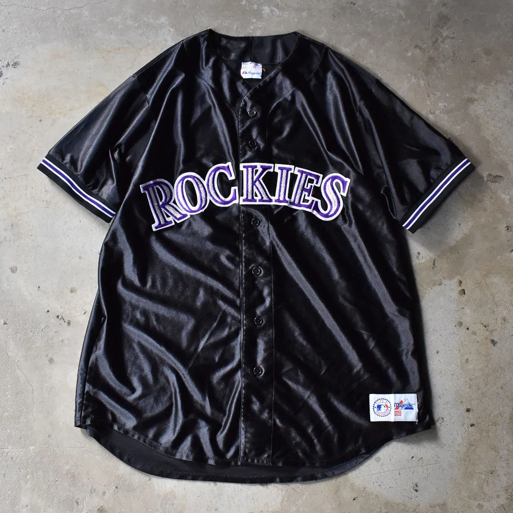 90’s Majestic MLB Colorado Rockies ゲームシャツ USA製 240923