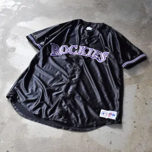 90’s Majestic MLB Colorado Rockies ゲームシャツ USA製 240923
