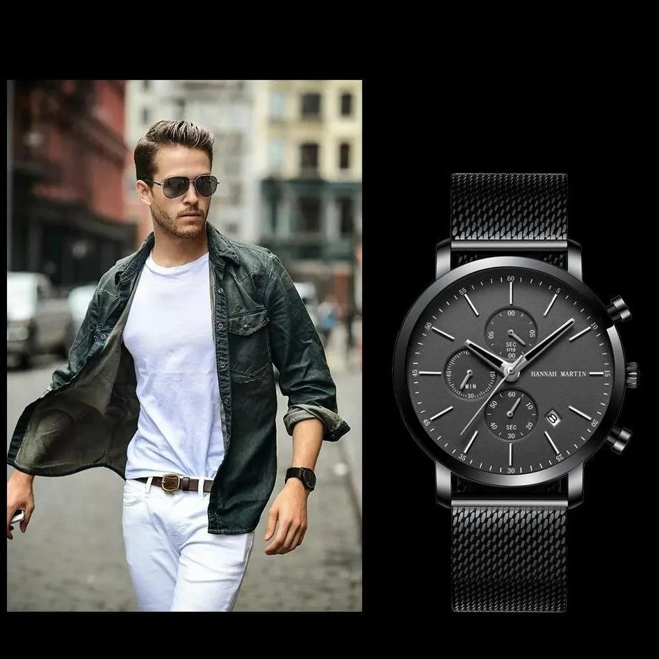 Amalfi Minimalist Chronograph Watch