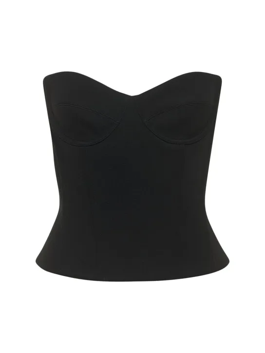 Balenciaga   Bustier Viscose Top 