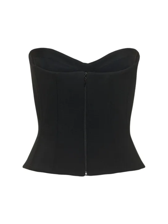 Balenciaga   Bustier Viscose Top 