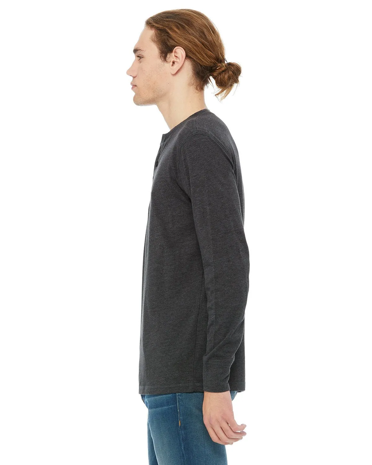 Bella   Canvas 3150 Men's Jersey Long-Sleeve Henley
