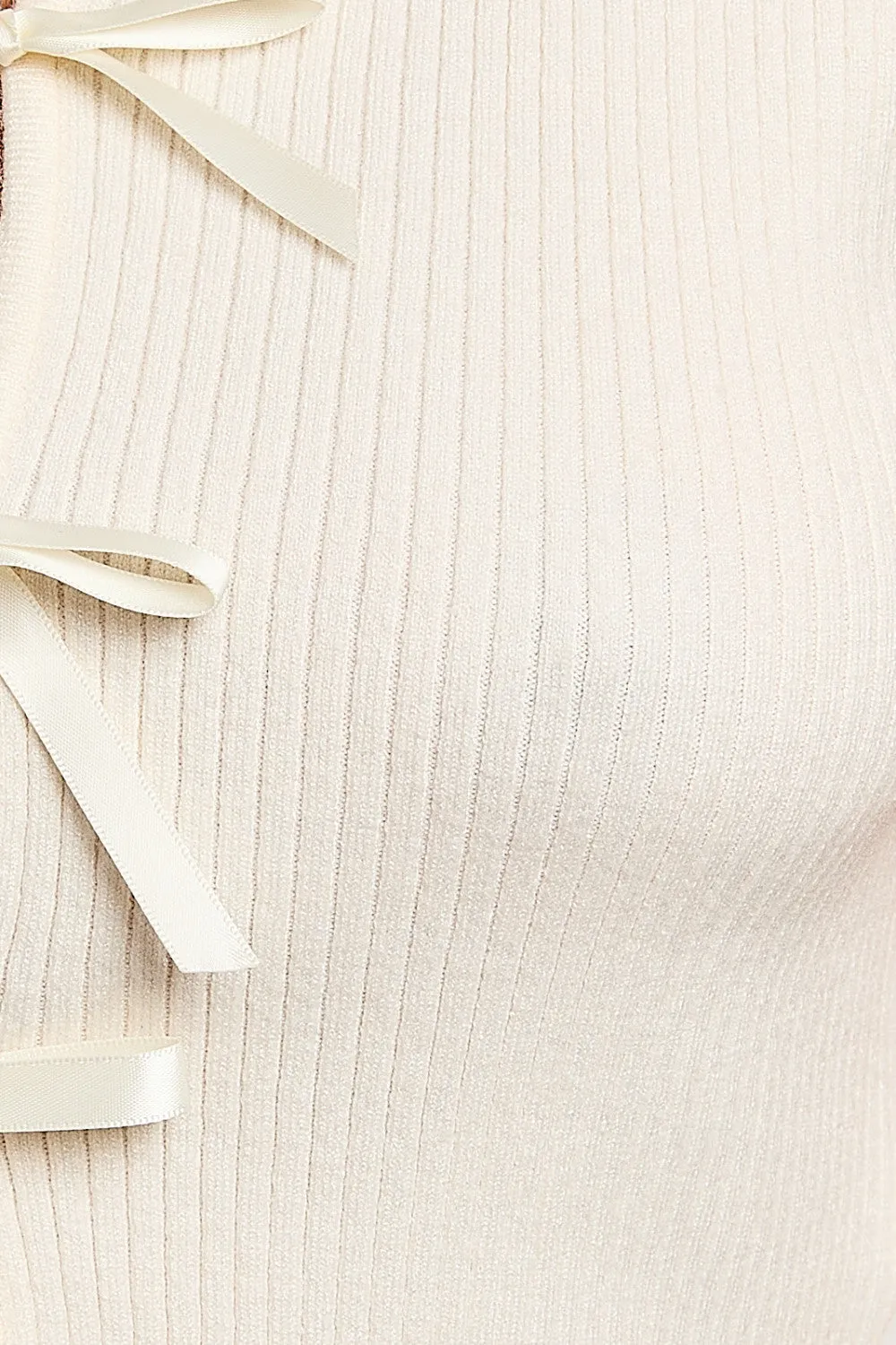 best in bow top - cream