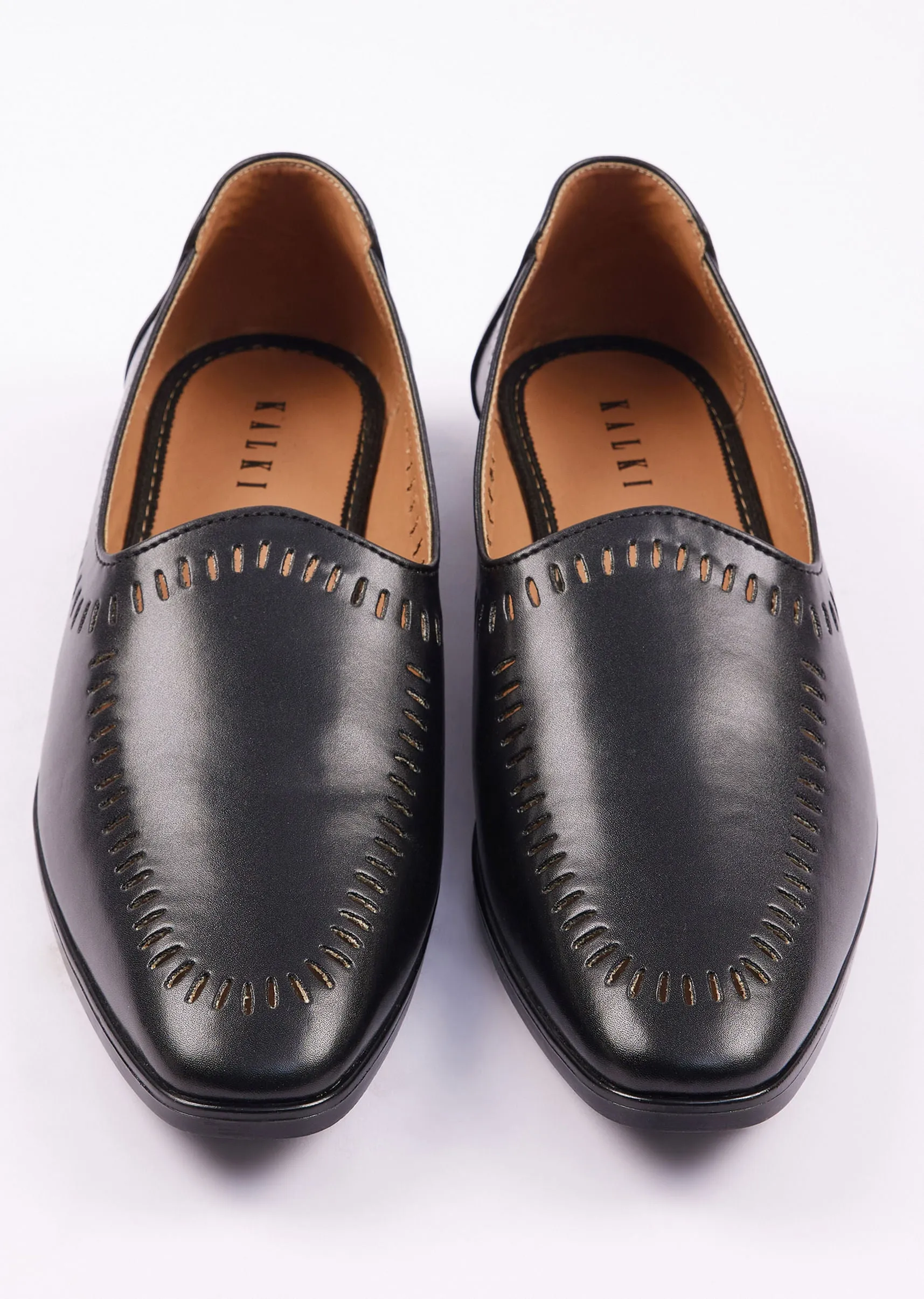 Black Ethnic Juttis For Men