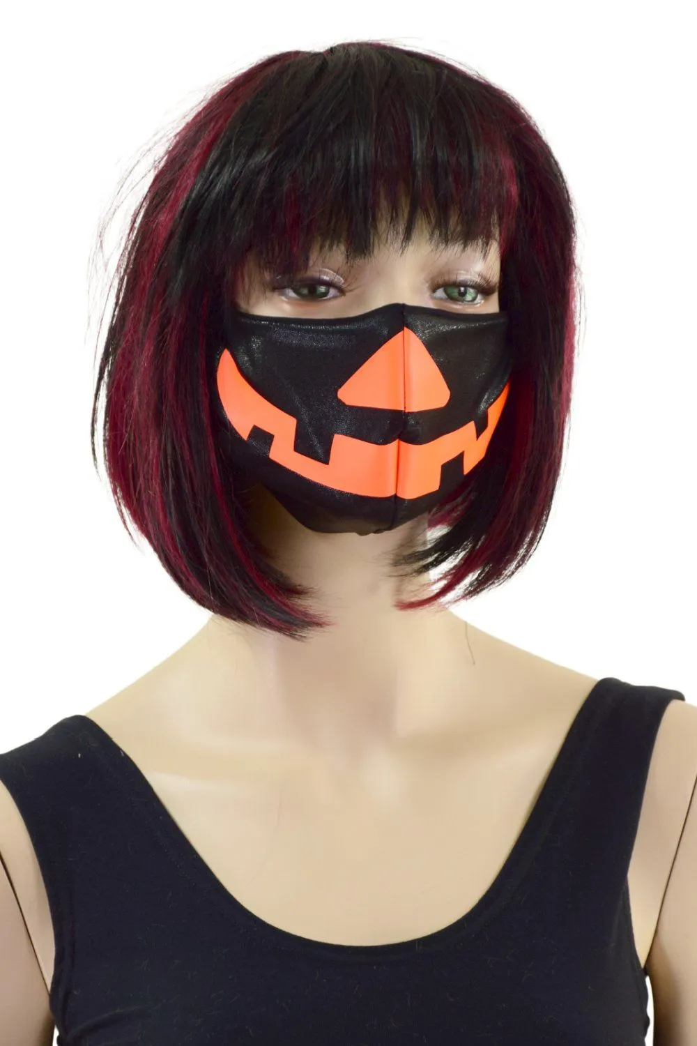Black Mystique Pumpkin Face Mask