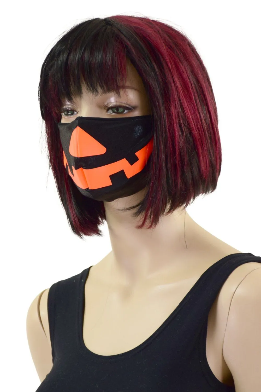 Black Mystique Pumpkin Face Mask