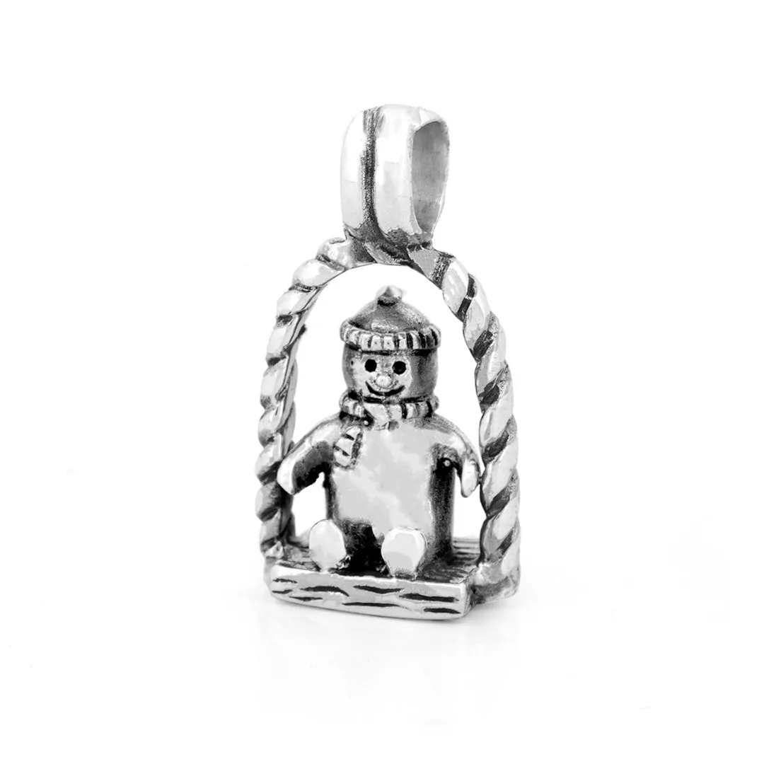 Black Raven Snowman Swing