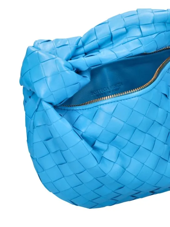 Bottega Veneta   Mini Jodie leather top handle bag 
