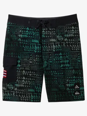 Boys 8-16 Surfsilk Hawaii 17" Boardshorts - Frosty Spruce