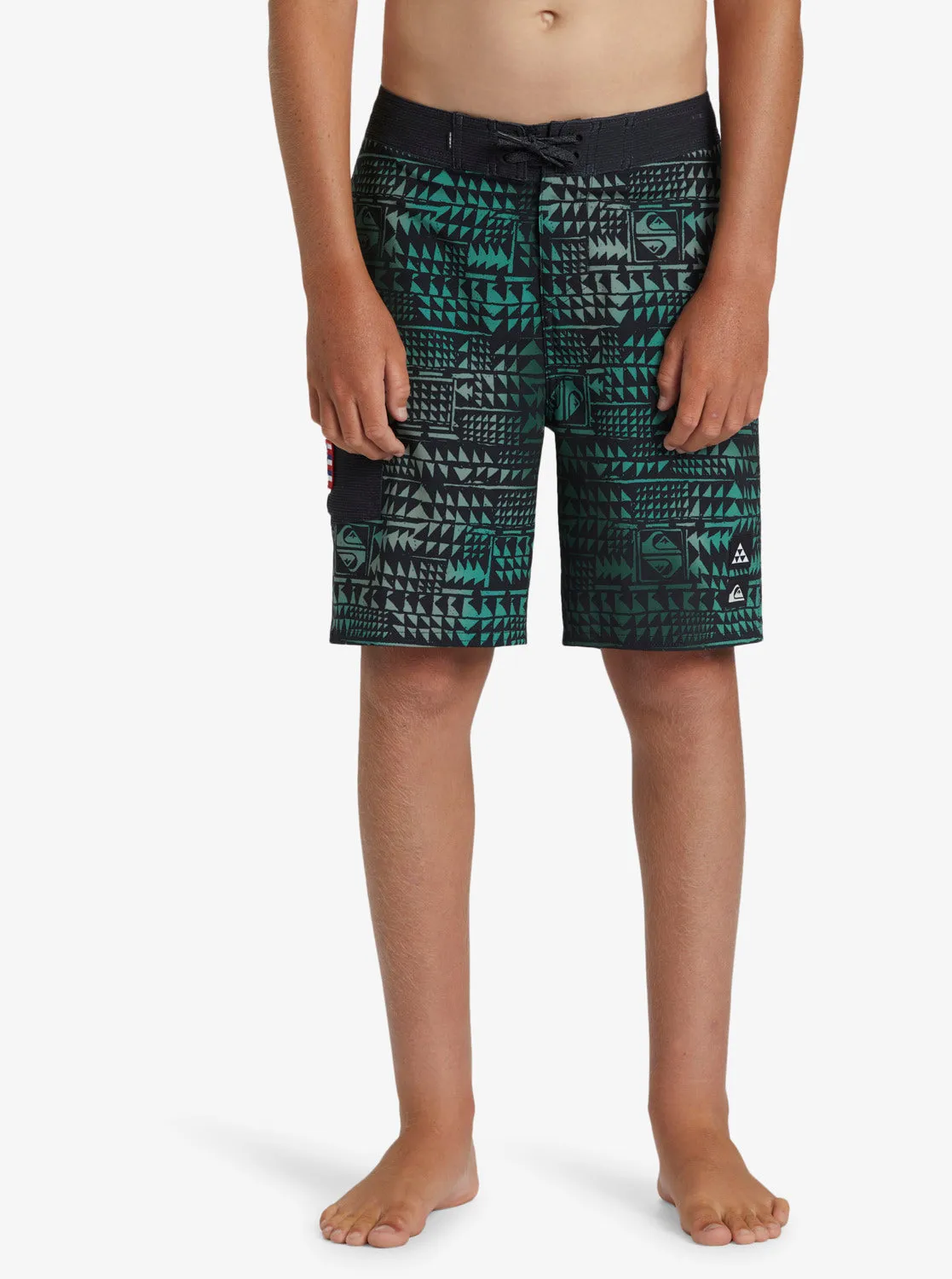 Boys 8-16 Surfsilk Hawaii 17" Boardshorts - Frosty Spruce
