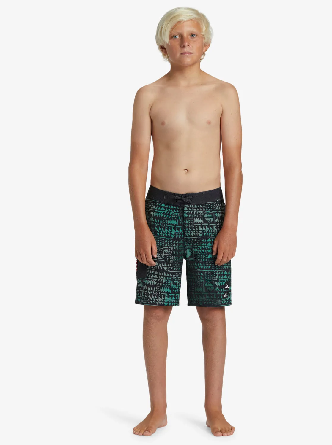 Boys 8-16 Surfsilk Hawaii 17" Boardshorts - Frosty Spruce