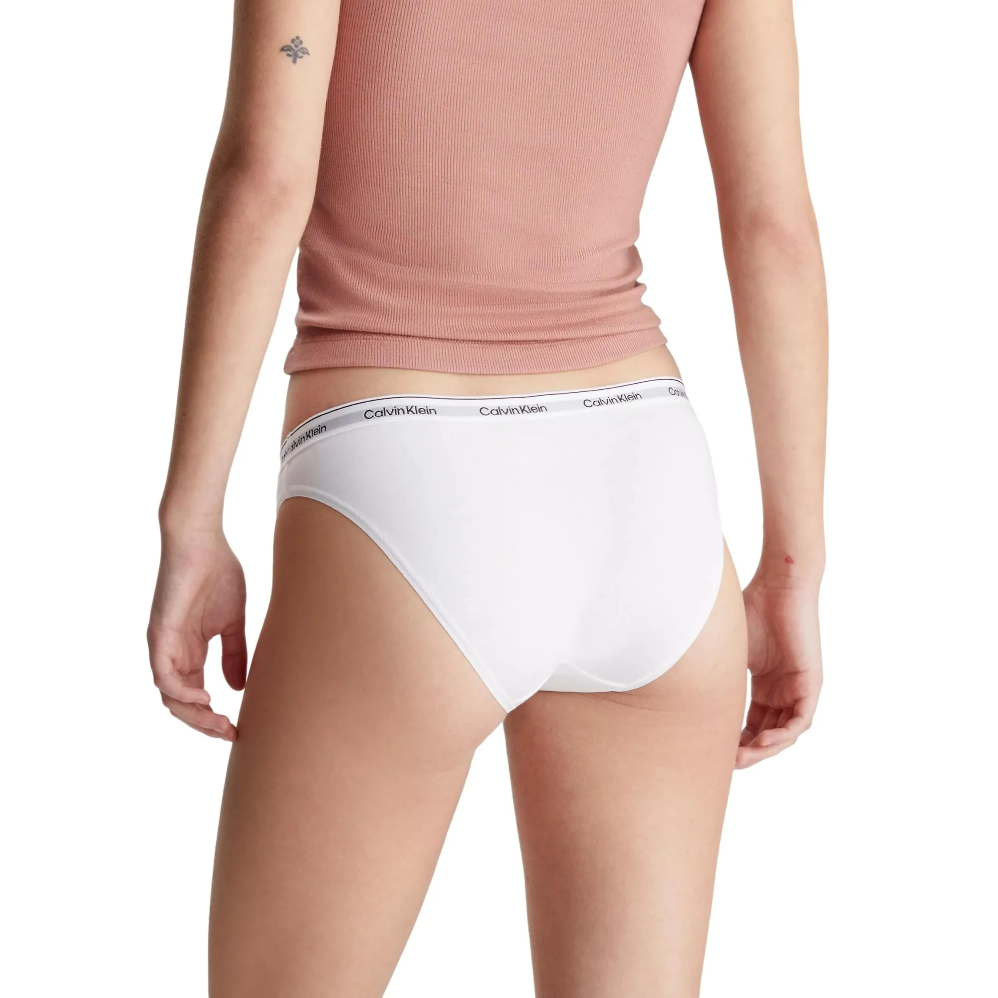 Calvin Klein Modern Logo Bikini 3 Pack - White/White/White