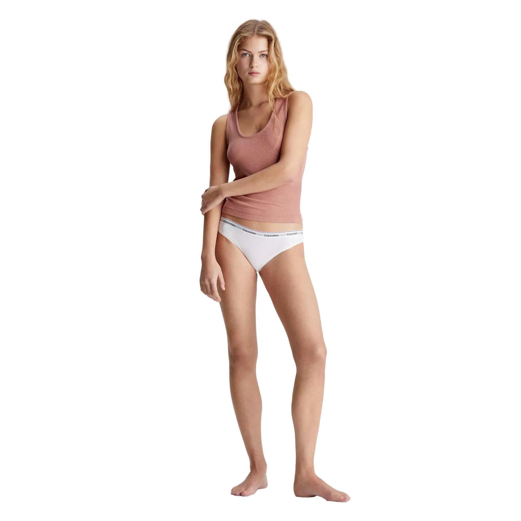 Calvin Klein Modern Logo Bikini 3 Pack - White/White/White