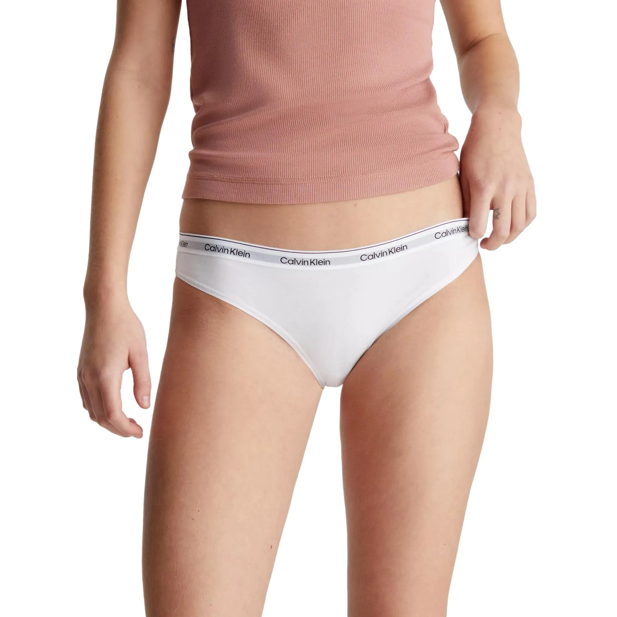 Calvin Klein Modern Logo Bikini 3 Pack - White/White/White