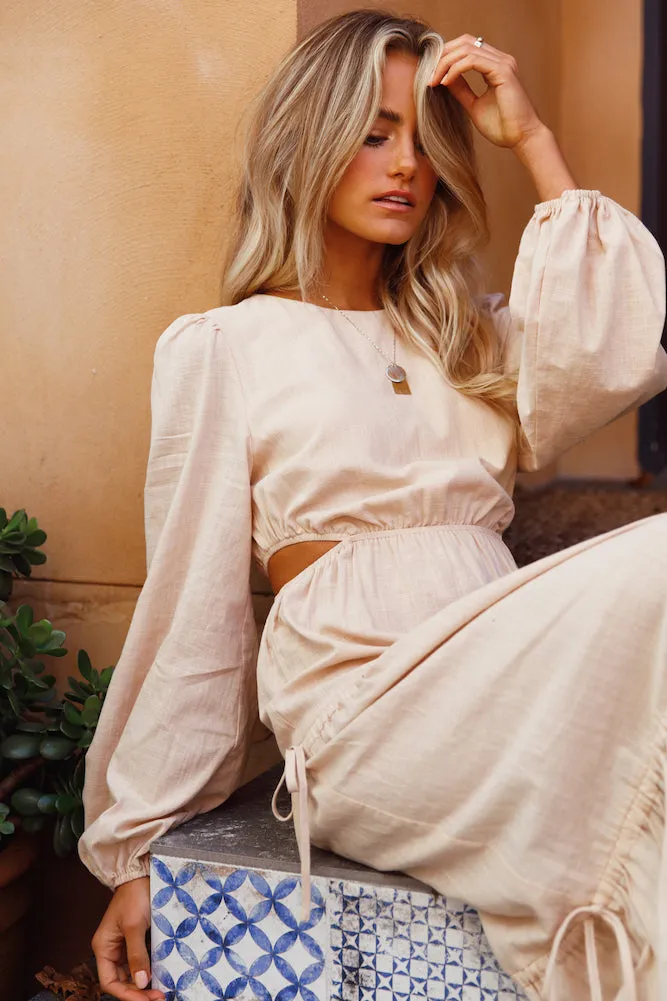 Caminito Maxi Dress Beige