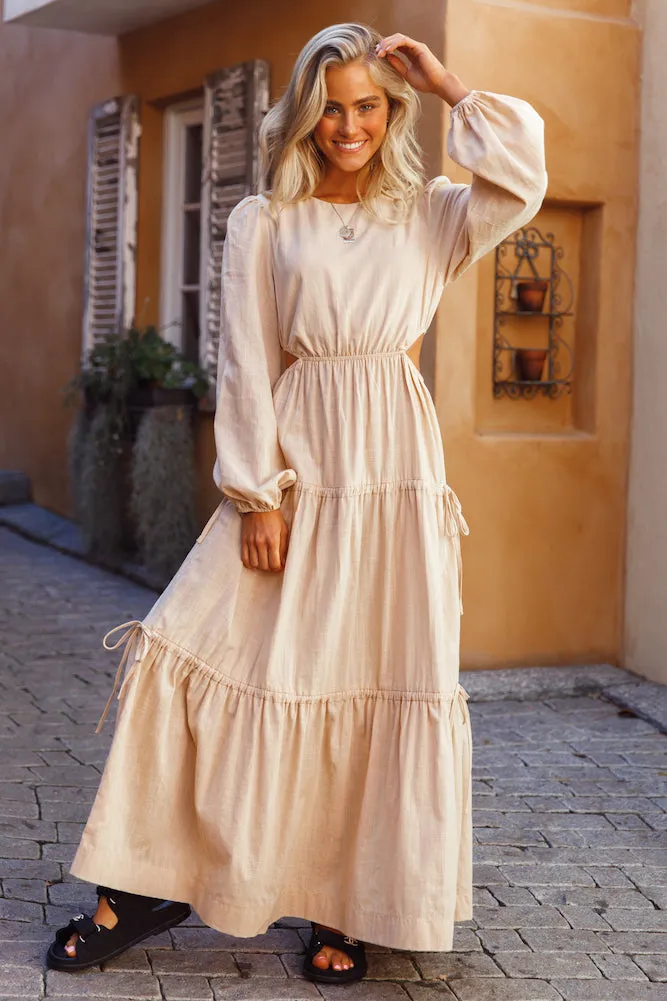 Caminito Maxi Dress Beige