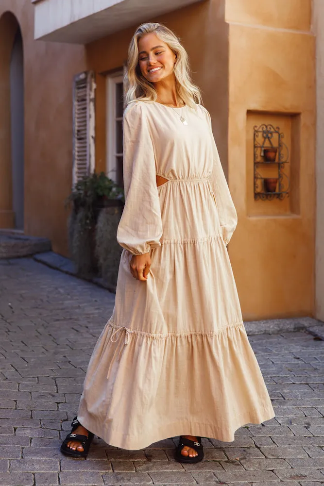 Caminito Maxi Dress Beige