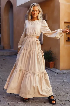 Caminito Maxi Dress Beige