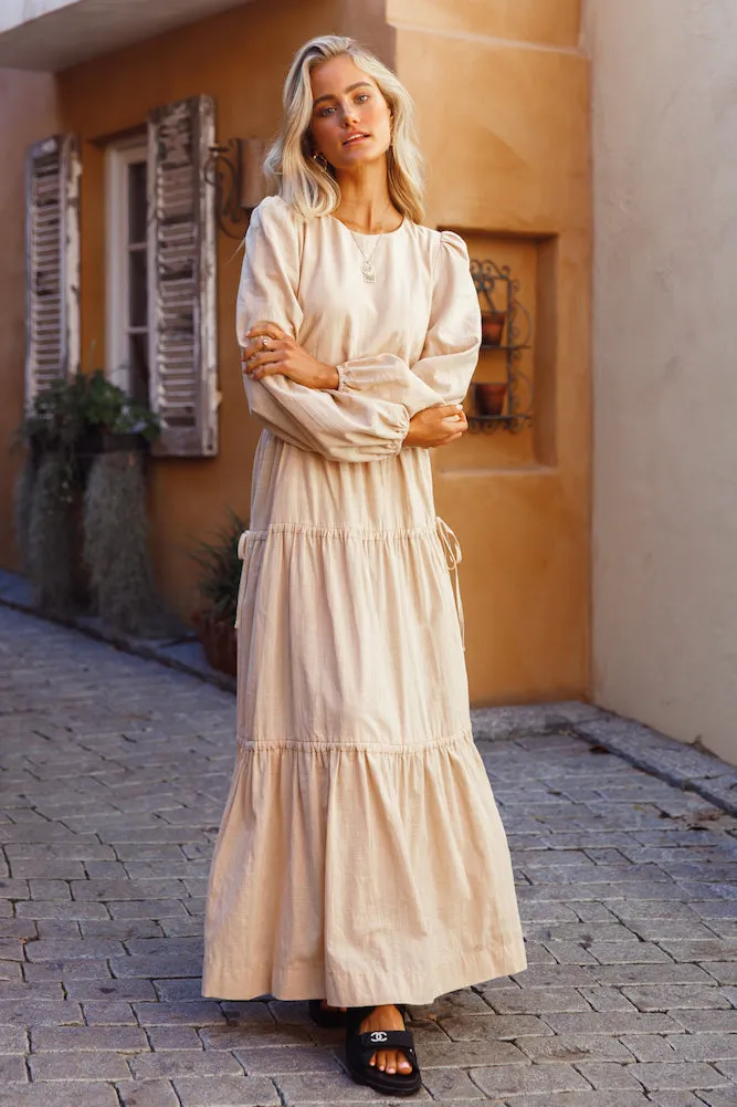 Caminito Maxi Dress Beige