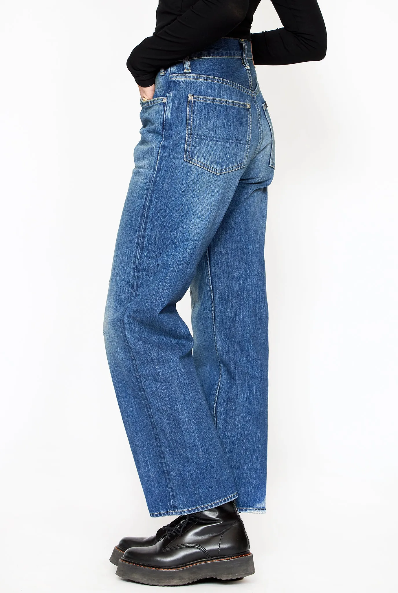 CHIMALA 13.5 oz Narrow Straight Cut Denim