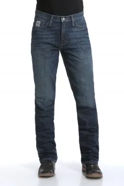 Cinch Men's Slim Fit Silver Label Jeans- Dark Stonewash