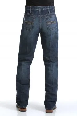 Cinch Men's Slim Fit Silver Label Jeans- Dark Stonewash