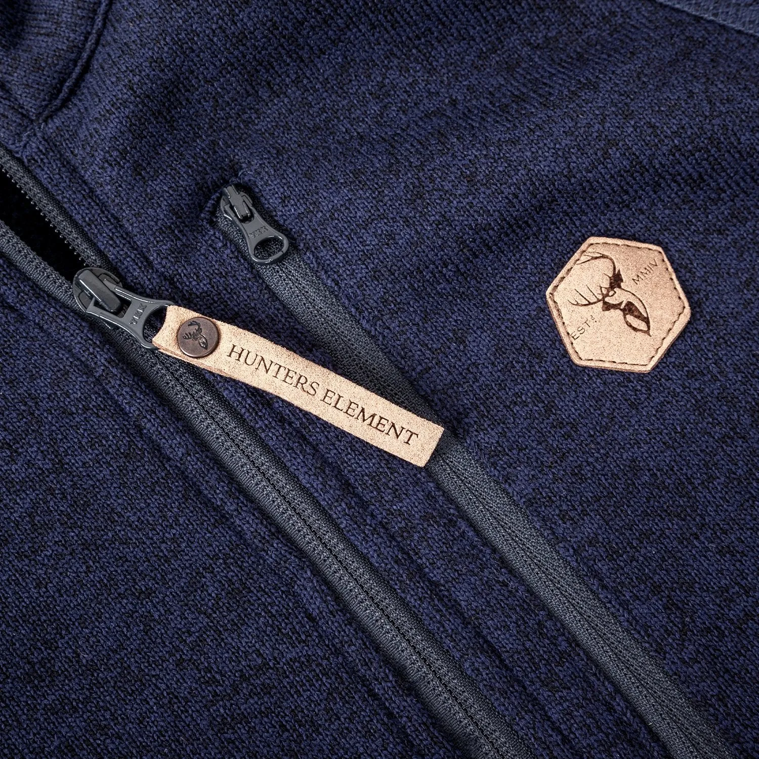 Clarence Knit LS Zip