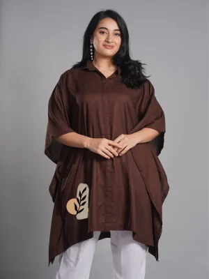 Coffee Rayon ShirtKurta - Registan