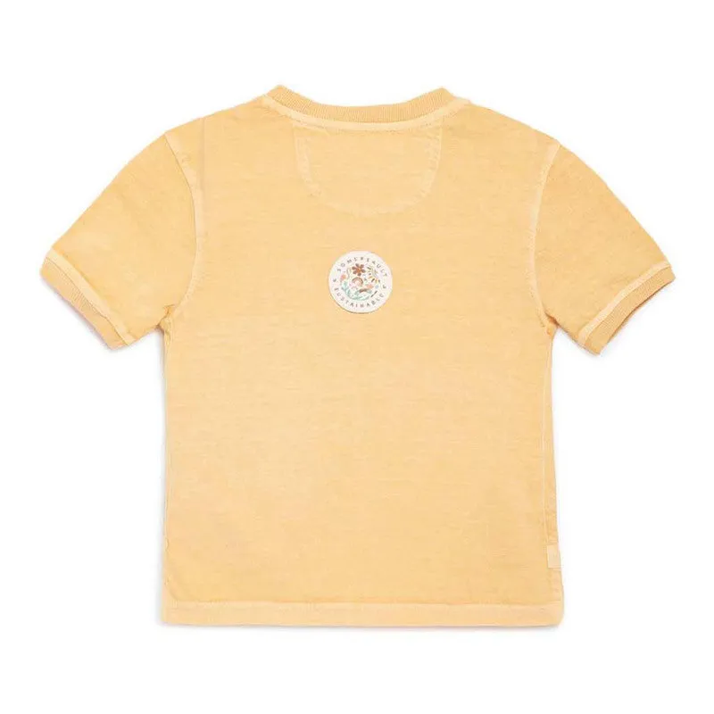 Cotton Twill Tee Shirt for Kids | Yellow