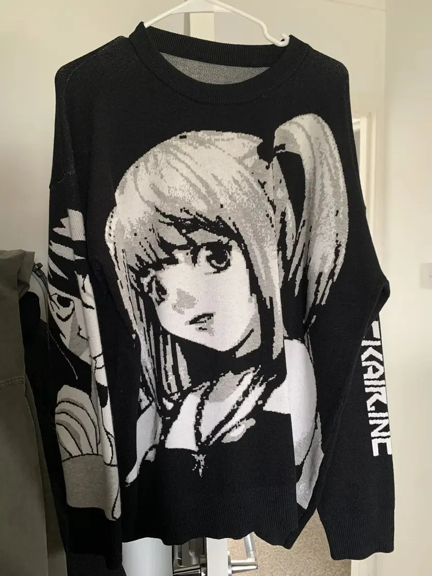 Death Note Misa Knitted Oversized Sweater