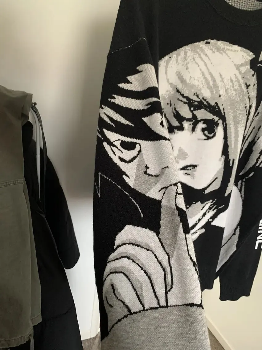 Death Note Misa Knitted Oversized Sweater