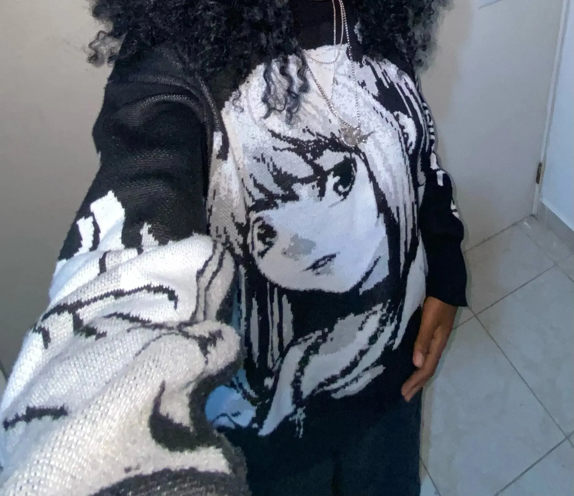 Death Note Misa Knitted Oversized Sweater