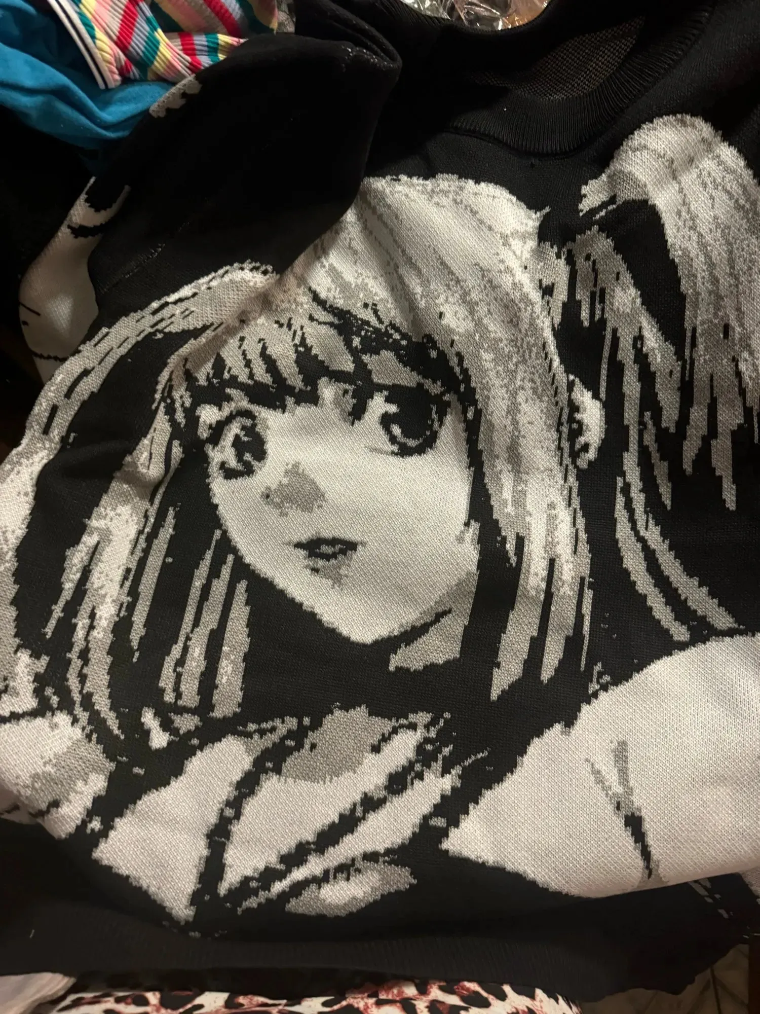 Death Note Misa Knitted Oversized Sweater