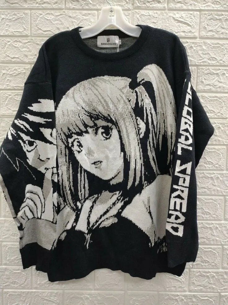 Death Note Misa Knitted Oversized Sweater