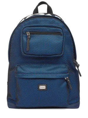 Dolce&amp;Gabbana   Embroidered logo backpack 