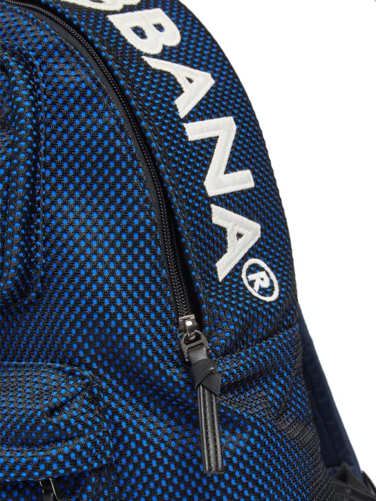 Dolce&amp;Gabbana   Embroidered logo backpack 