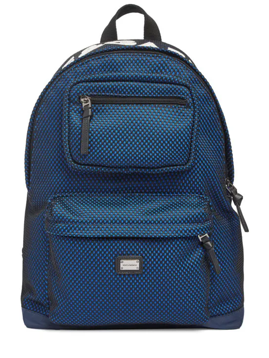 Dolce&amp;Gabbana   Embroidered logo backpack 