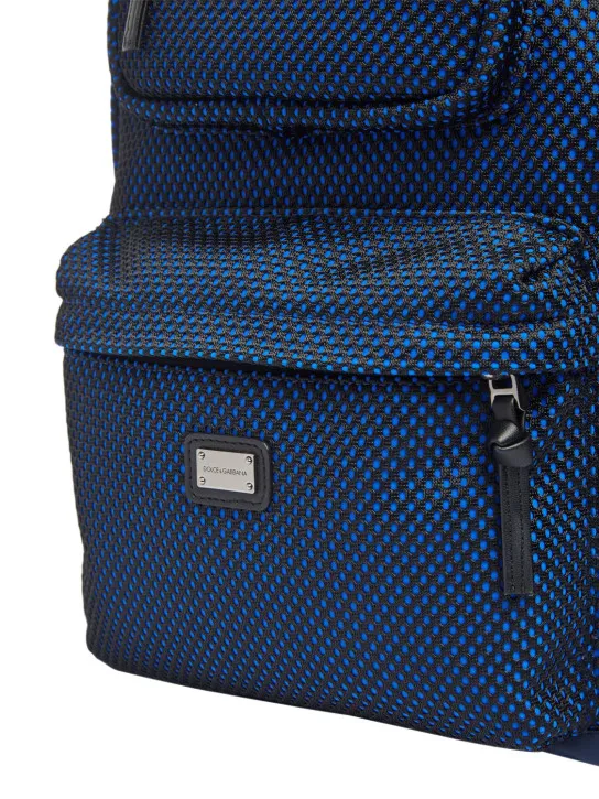 Dolce&amp;Gabbana   Embroidered logo backpack 