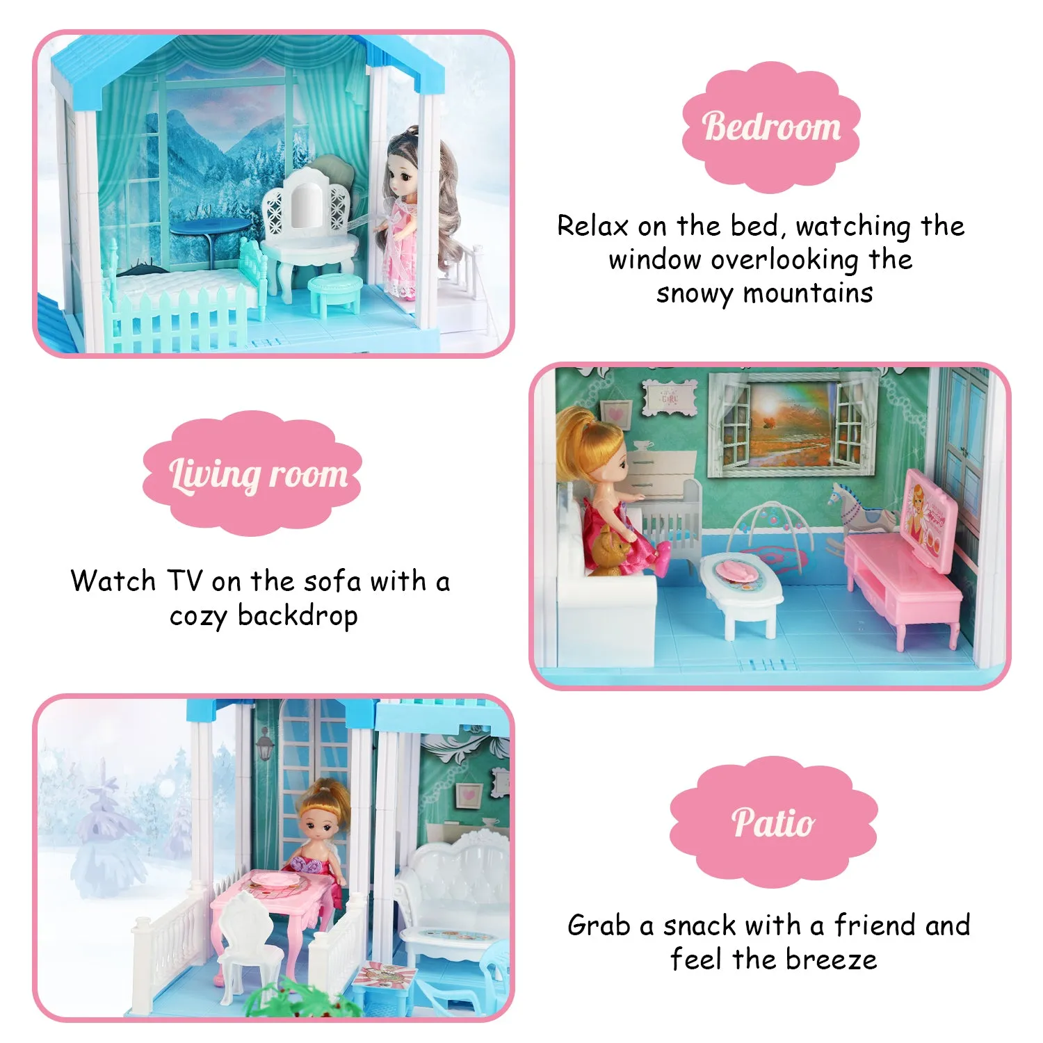 Dollhouse Dreamhouse with Accessories