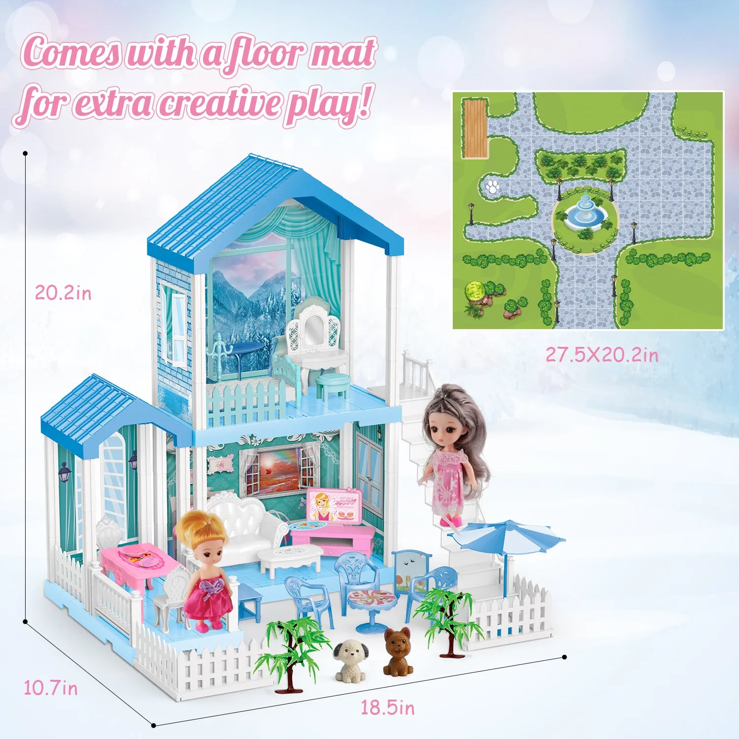 Dollhouse Dreamhouse with Accessories