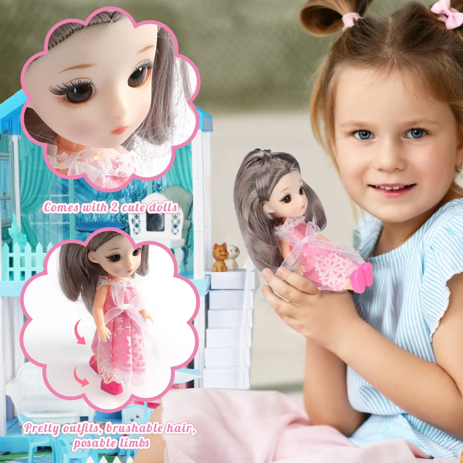 Dollhouse Dreamhouse with Accessories