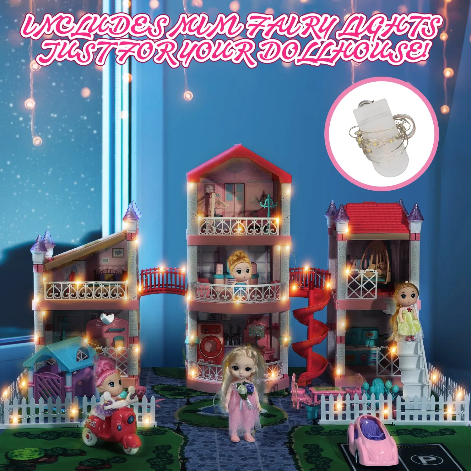 Dollhouse Dreamhouse with Accessories