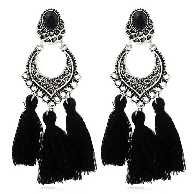 Drop Dangle Vintage Ethnic Tassel