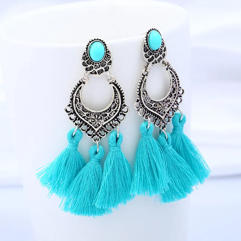 Drop Dangle Vintage Ethnic Tassel