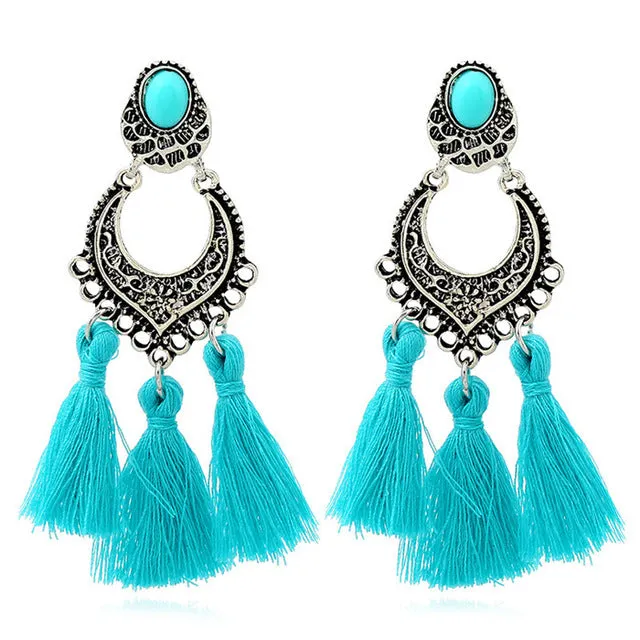 Drop Dangle Vintage Ethnic Tassel