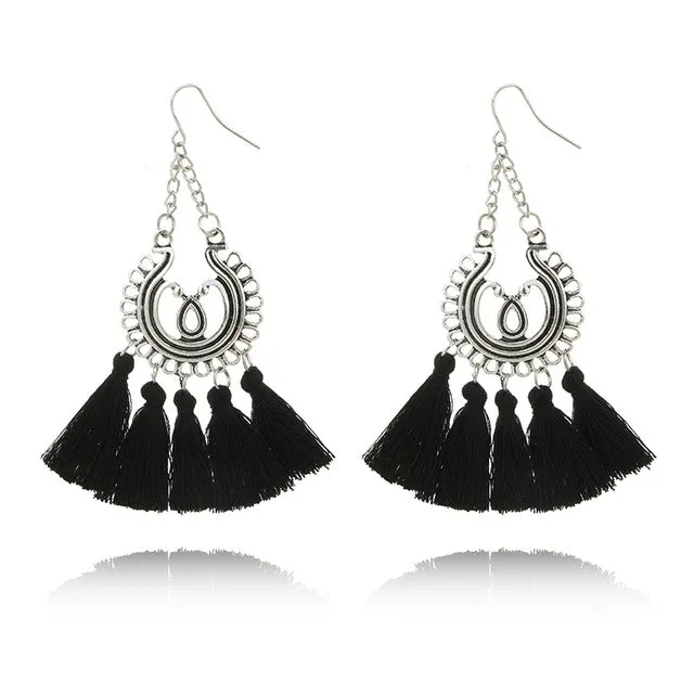 Drop Dangle Vintage Ethnic Tassel