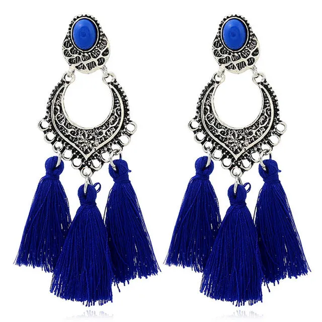 Drop Dangle Vintage Ethnic Tassel