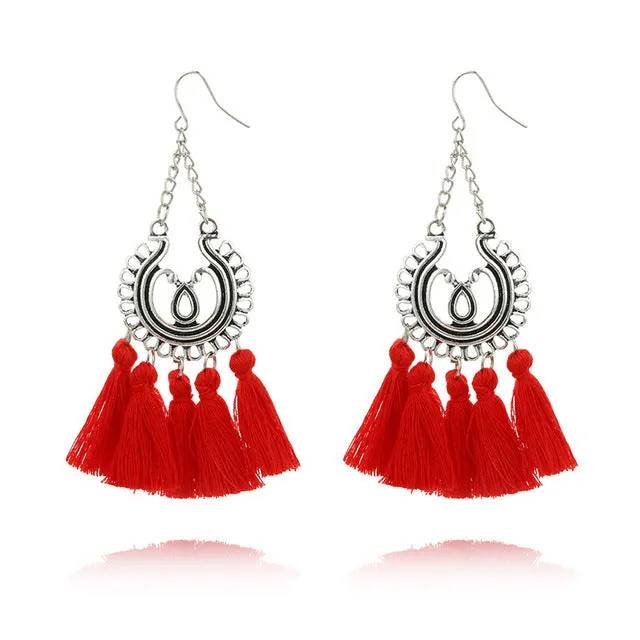 Drop Dangle Vintage Ethnic Tassel